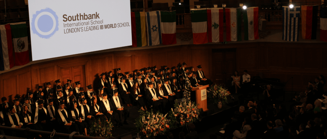Southbank International IB students at their Graduation ceremony 2025