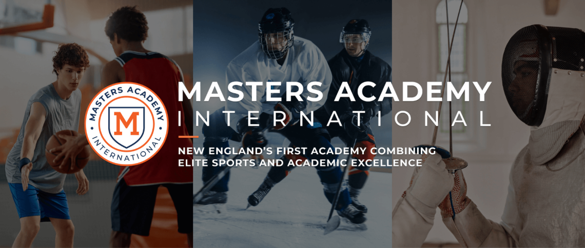 Masters Academy International sports montage banner