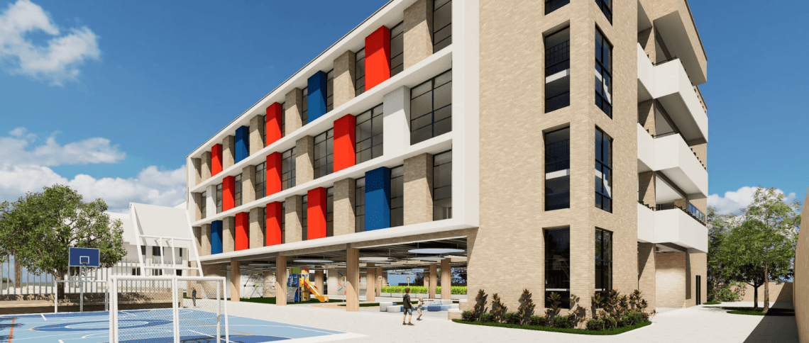 Render of Primary Building