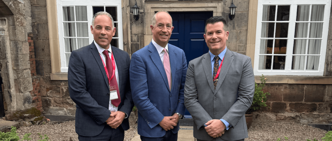 Managing Director UAE, Glen with Headteacher of Repton School and Cognita's UAE School Improvement Partner