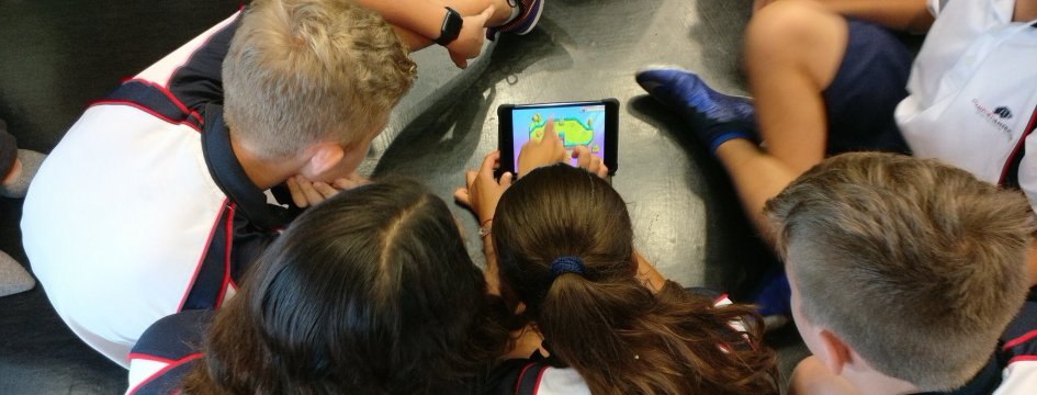 Students at Stamford American International School, a Cognita school in Singapore