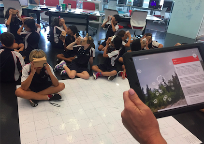 Virtual reality in the classroom at Stamford American International School, a Cognita school in Singapore in