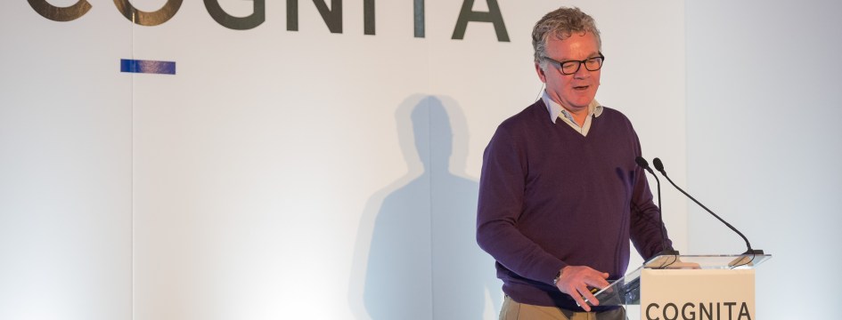 Sir Kevan Collins, Chair of Cognita's EAB, presenting at the Global Education Conference 2017